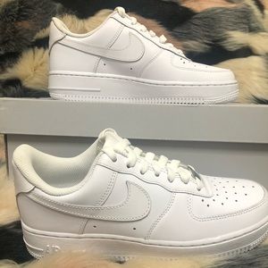 NIB White AirForce 1 Low shoes